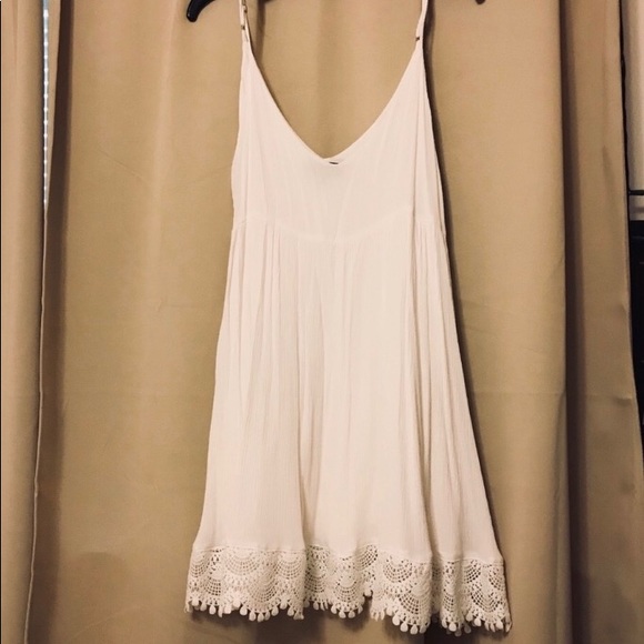 rhiannon ivory lace babydoll dress